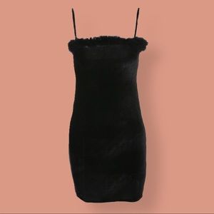 Fur baby dress